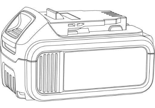 5.0Ah Battery outline drawing