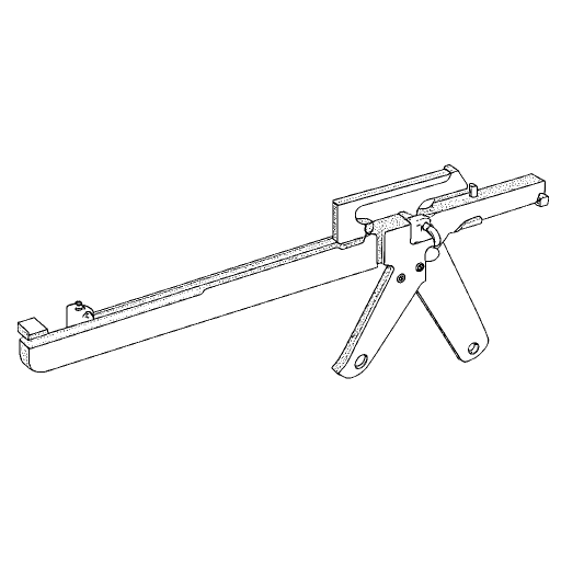 Caulking Gun outline drawing