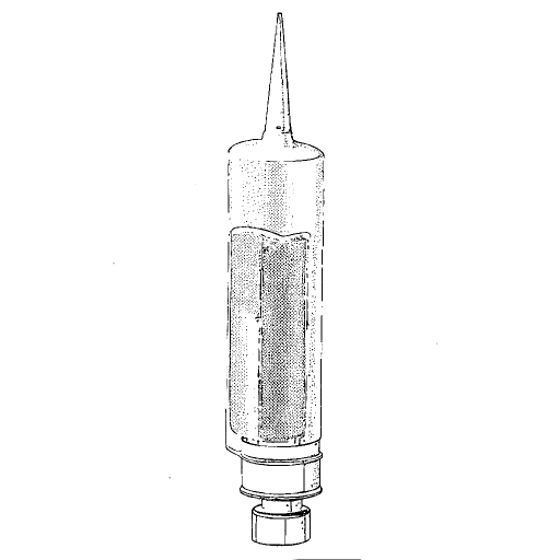 Construction Adhesive outline drawing