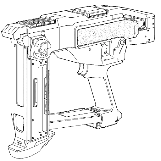 Finish Nailer outline drawing
