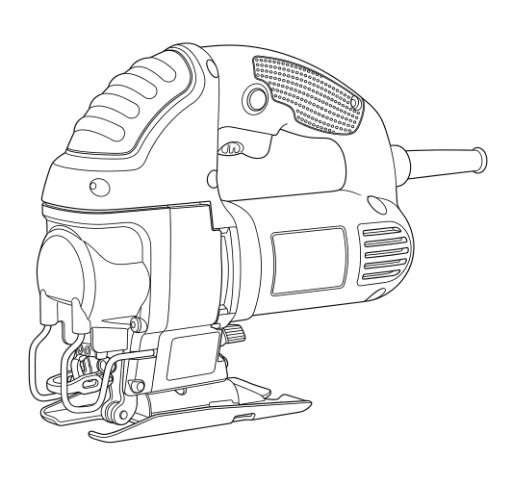 Jigsaw outline drawing