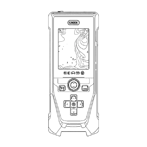 Laser Distance Measure outline drawing
