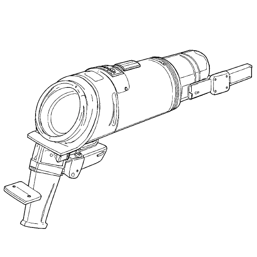 Oscillating Multi-Tool outline drawing