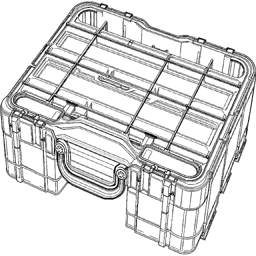 Screw Organizer Case outline drawing