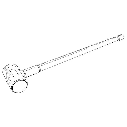 Sledge Hammer outline drawing