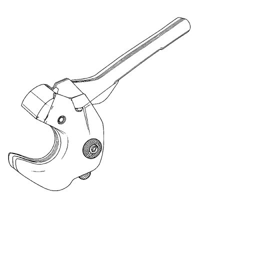 Tubing Cutter outline drawing